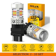 3157 Led Turn Signal Parking Reverse Light Drl Bulb White Yellow Dual Color 2-20