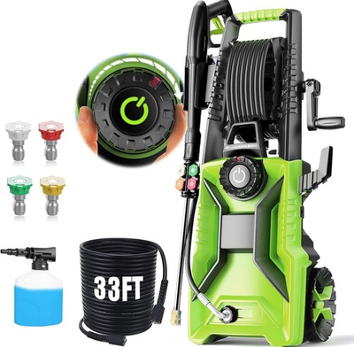 #ad 5000 PSI Adjustable Electric Pressure Washer 2026 New Power Washer Pressure Adj $264.98