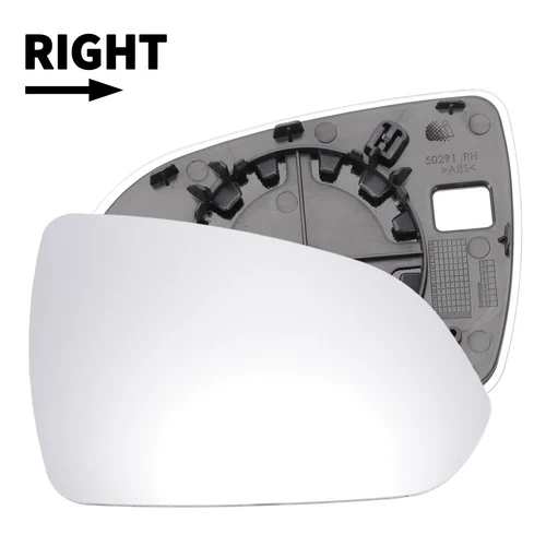 Car Right Side White Glass Mirror Glass Non-heated for Hyundai Accent 18-20