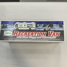 1998 HESS RECREATION VAN TRUCK WITH DUNE BUGGY AND MOTORCYCLE NEW IN BOX