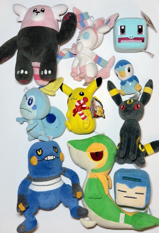 Pokemon Plush Lot Of 13 Plushies Pikachu and More Some With Tag
