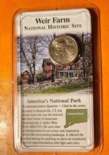 Weir Farm National Historic Site In Branchville, Connecticut 2020-P Quarter Coin