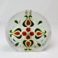 Walther Glas Solifleur Blockvase Heiner Düsterhaus Design Klassiker 1970er Jahre