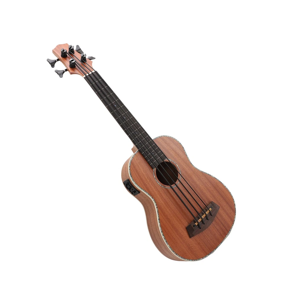 Bass Guitar Non Break Wooden Easy To Maintain 4 String Acoustic Guitar Excellent - image 4 of 4