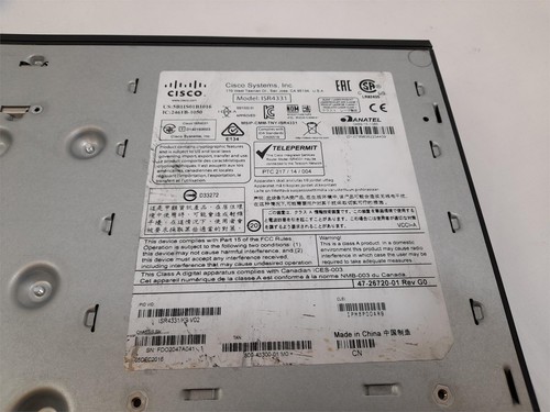 Cisco ISR 4331/K9 V02 Integrated Services Router - Photo 6/6