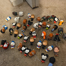 Lot of 46 Hallmark Itty Bittys Mini Plush Ornaments Star Wars Disney Peanuts
