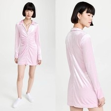 NWT Free People SHAYLA VELVET MINIDRESS PINK