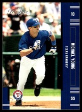 Michael Young 2005 Playoff Prestige #70 Rangers MLB READ FREE SHIP AutographDen