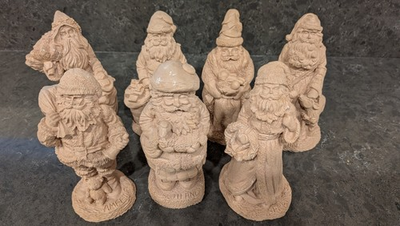 #ad Old World Santas From Around The World Paintable Resin Vintage 1990 1991 WW $74.99