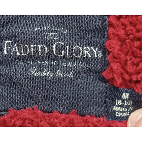 Faded Glory Jacke M Damen Fleece Langarm Rot - Bild 5 von 7