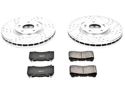 Front Brake Pad and Rotor Kit For 03-06 Mitsubishi Lancer Evolution RS MR MK68X5