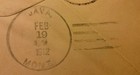 Montana DPO Postal History - 1912 Rare ghost town JAVA transit pmk unclaimed — photo 4