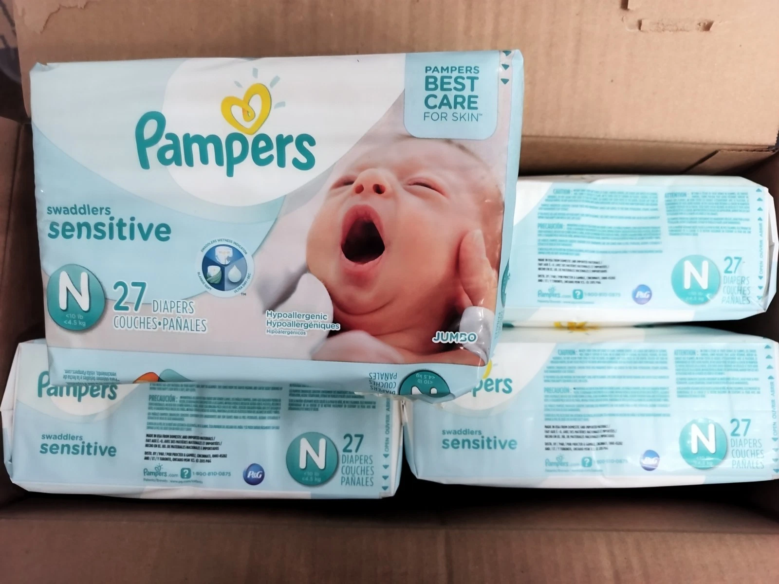 Case of Pampers Swaddlers Sensitive Diapers NEWBORN - Hypoallergenic - 108 Total
Opens in a new wind