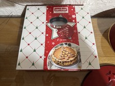 Lakeland Zenker Sparkling Christmas tree Springform Pan Flat/tree Motif Red 26cm