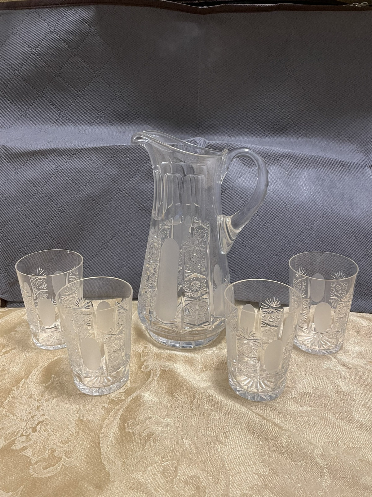 ABP Antique American Brilliant Cut Glass 10