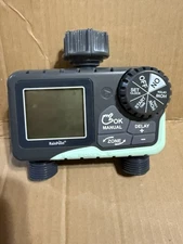 RAINPOINT Sprinkler Timer 2 Outlet Water Timer for Garden Hose Programmable