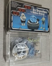 Vintage Star Wars Max Rebo Band - New Sealed Contents - Boxed with Display Cases