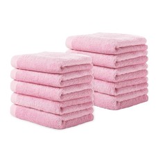 Washcloths Towel Set 10 Pack Baby Rayon Derived from Bamboo Wash Cloth for Ba...