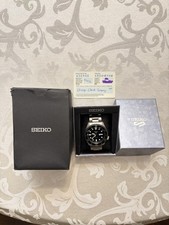 Seiko Men's Automatic Watch SRPD55 Stainless Steel Complete With Box And Card