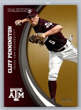 Cliff Pennington 2015 Panini Texas A&M Aggies Gold /25 #45