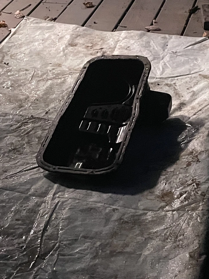 91-98 Nissan 240sx S13 S14 OEM KA24DE cárter de aceite del motor Foto 2 de 2