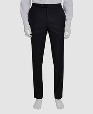 Michael Kors Men's Black Classic-Fit Wool Tuxedo Suit Pants Size 32W 30L.