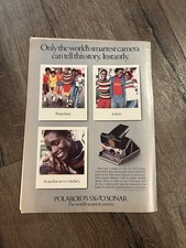 POLAROID SX-70 SONAR 8 x 11  Ad Camera Color Film 1979