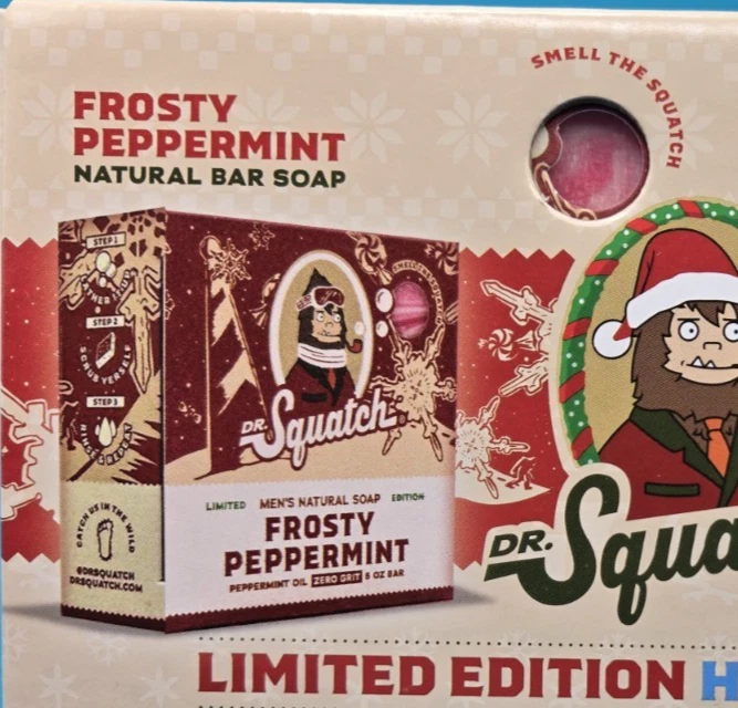 Dr Squatch 2025 Limited Edition Holiday Gift Set - two soaps, sealed. - Image 2 of 4
