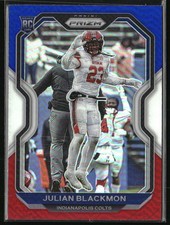 2020 Panini Prizm - Prizm Red White and Blue #330 Julian Blackmon