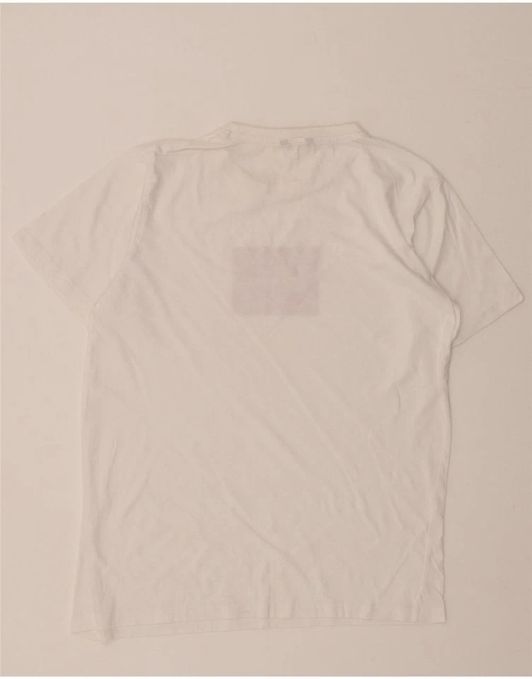 Camiseta Top CARRERA Para Hombre Gráfica Mediana Blanca DS38 Foto 2 de 3