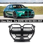 For BMW M3 G80 M4 G82 G83 21-25 Gloss CSL Style Front Bumper Upper Nose Grille