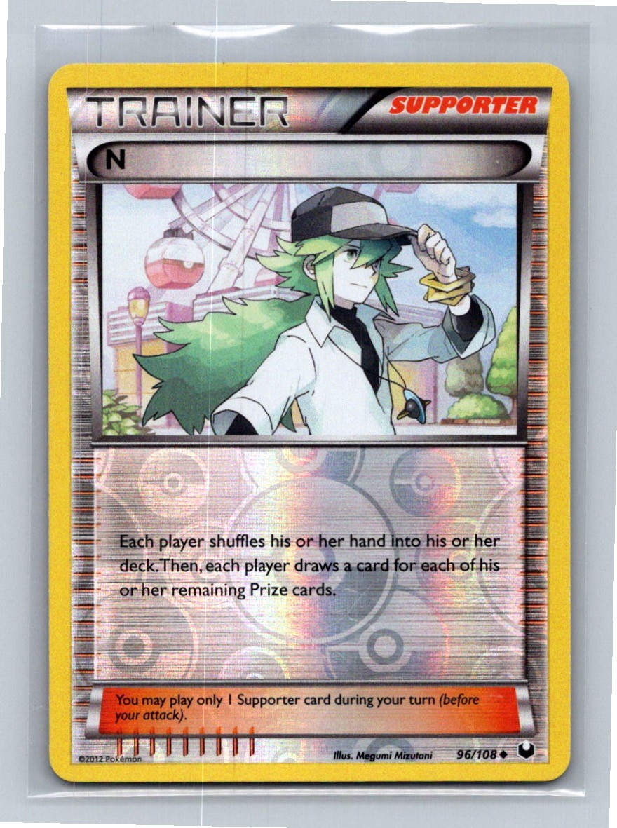 N (Supporter) Reverse Holo 96/108 Dark Explorers Uncommon LP