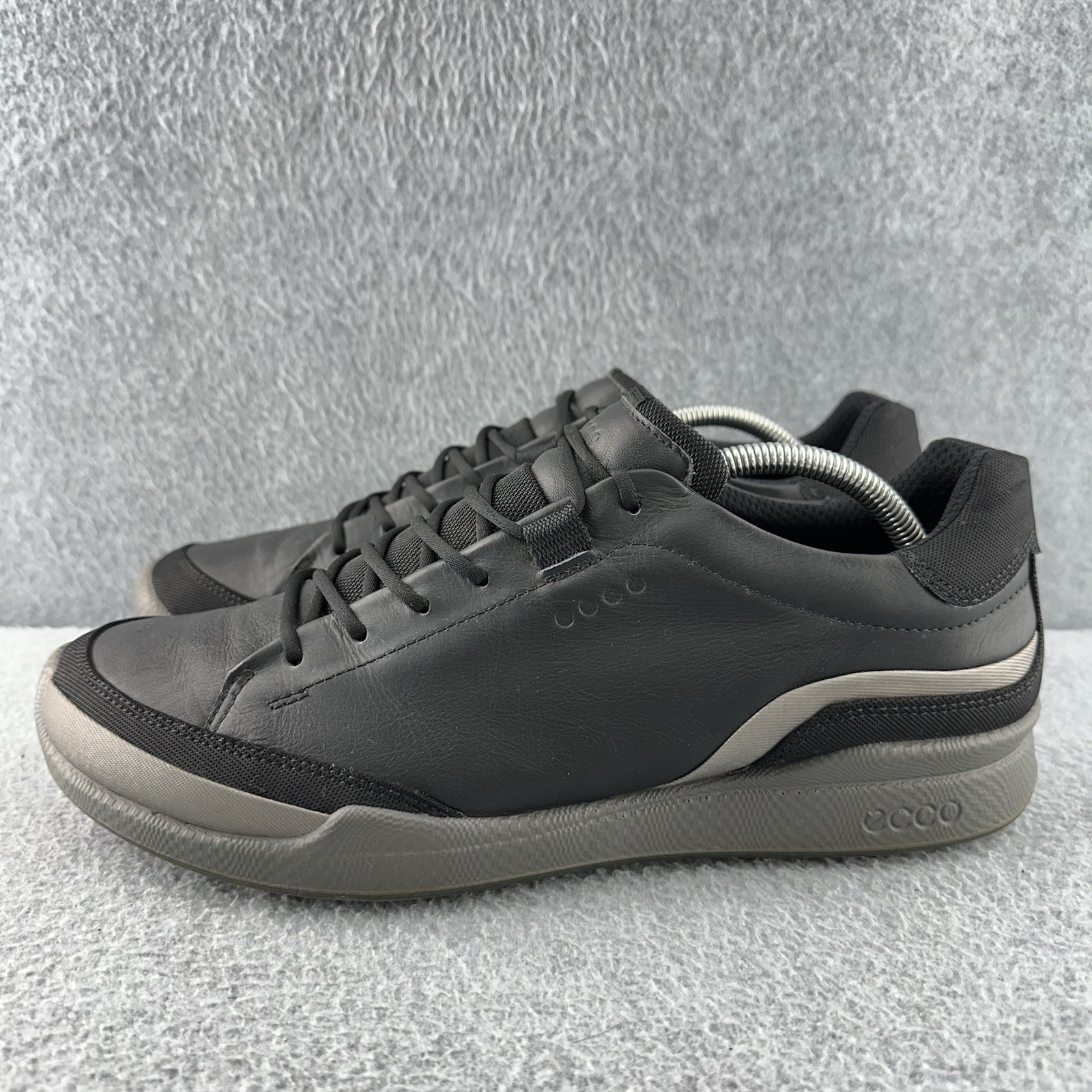 Shoes Mens 10-10.5 Spikeless Black Yak Leather Eu 44