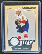 2024-25 Upper Deck Parkhurst Champions Matthew Tkachuk Mem Jersey #213 Panthers