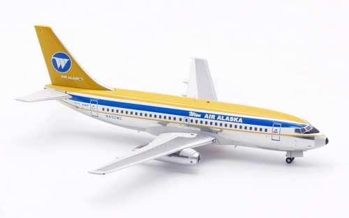 Avión a reacción fundido modelo N492WC Wien Air Alaska Boeing B737-200 INFLIGHT 1:200 - Imagen 4 de 12