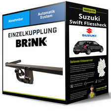 Abnehmbare Anhängerkupplung für SUZUKI Swift Fliessheck 05- III Typ EZ/MZ Brink