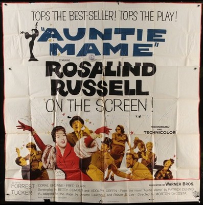 AUNTIE MAME (1958) 28209 Movie Poster  Rosalind Russell  Peggy Cass  Forrest Tuc