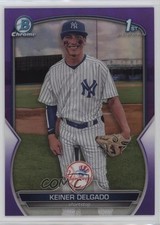 2023 Bowman Chrome Prospects Purple Refractor /250 Keiner Delgado #BCP-191 00pj