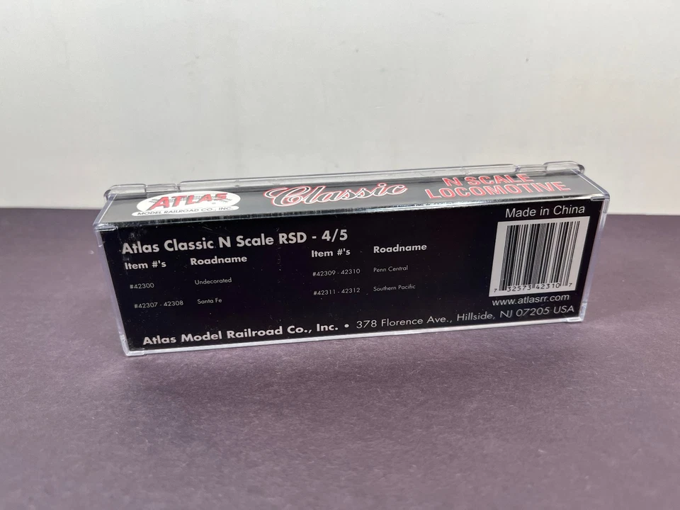 Atlas N Scale Train Locomotive Engine 42310 RSD-5 PENN CENTRAL 6805 Classic - Image 2 of 4