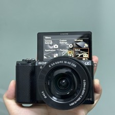 Sony Alpha a5000 Mirrorless Digital Camera with 16-50mm Lens Black 95 New