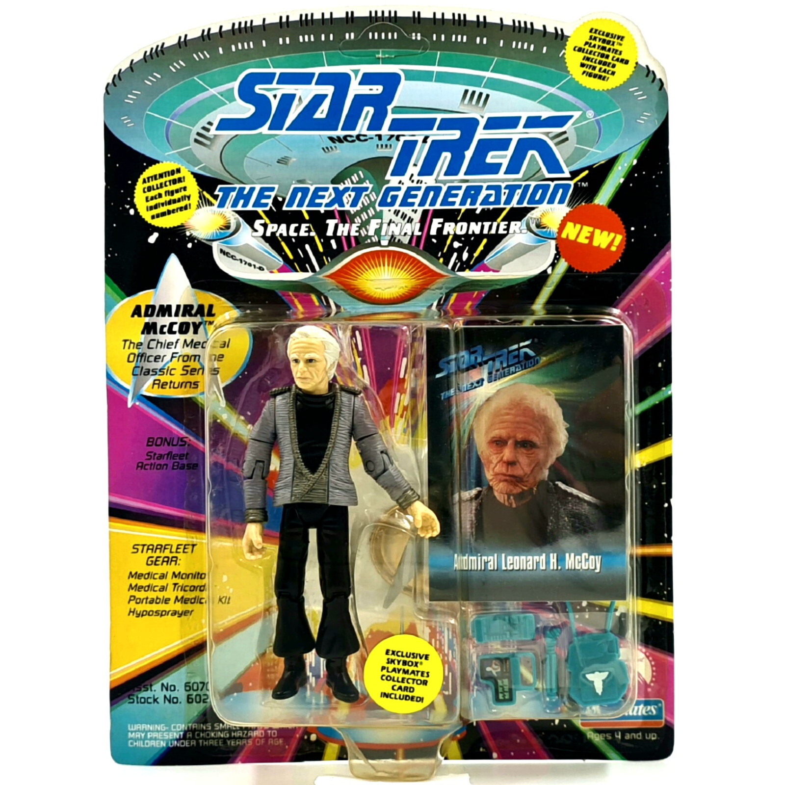 Admiral Leonard H. Mccoy Star Trek 1993 The Next Generation 12cm Figur