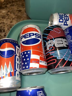 Pepsi Cans Vintage Collection ( 17 cans ) Pepsi 90's Retro
