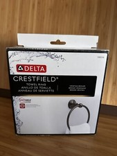 Delta Crestfield Towel Ring Venetian Bronze - NEW
