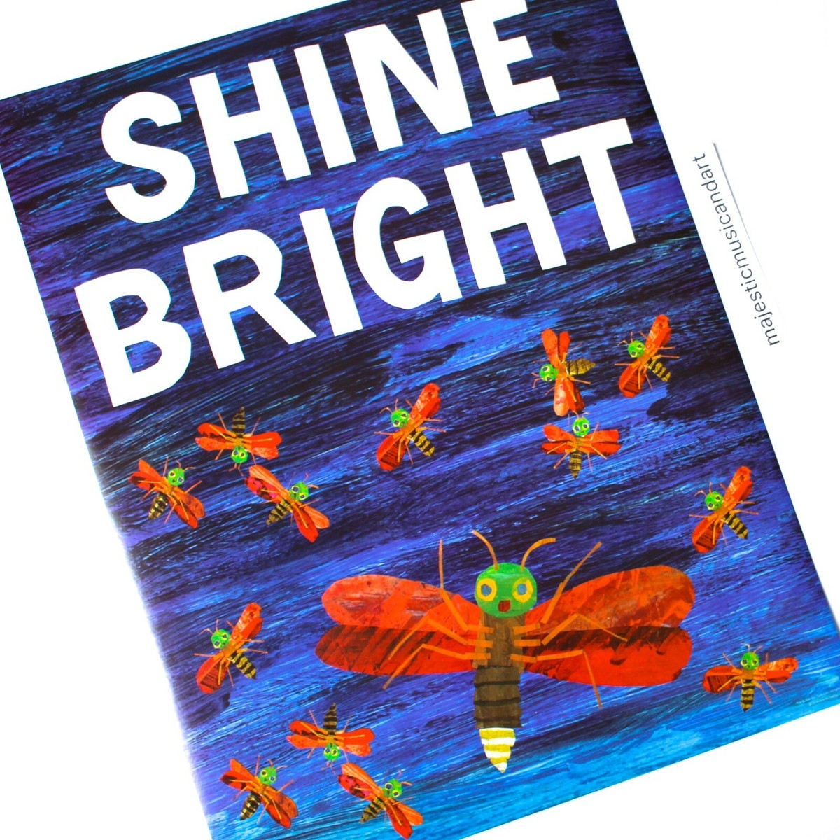 ORIGINAL 2014 ERIC CARLE FIREFLY LITHOGRAPH POSTER | eBay