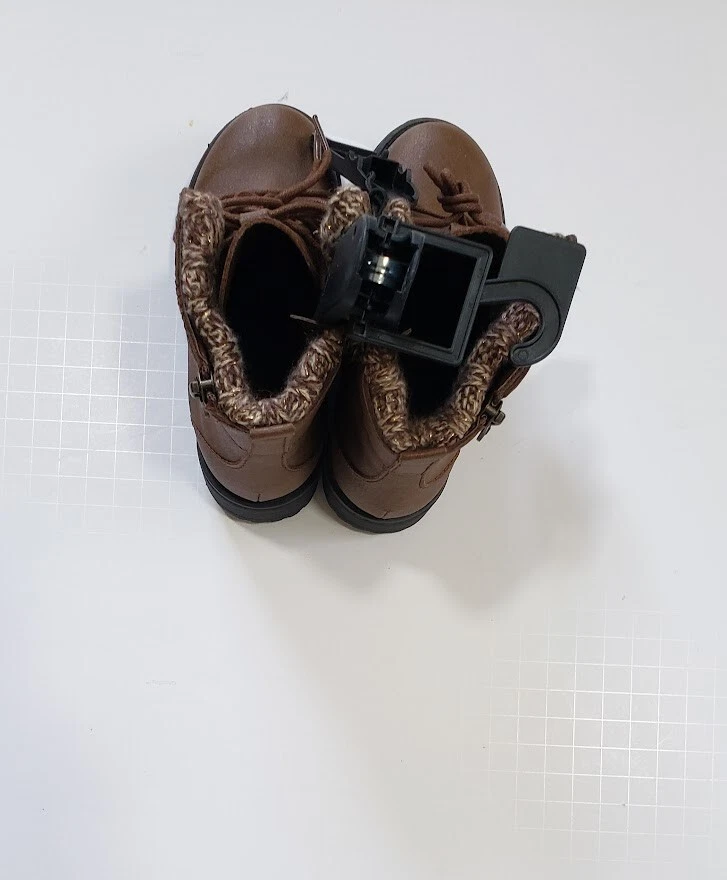 Wonder Nation Girls Brown High Top Boots Side Zip size 6 Daily Winter /Fal NWT. - Image 3 of 4