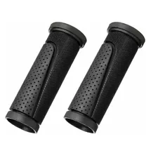 2x Bike Handlebar Grips Short Mini Bicycle 90mm Rubber Handle Grips Black C515
