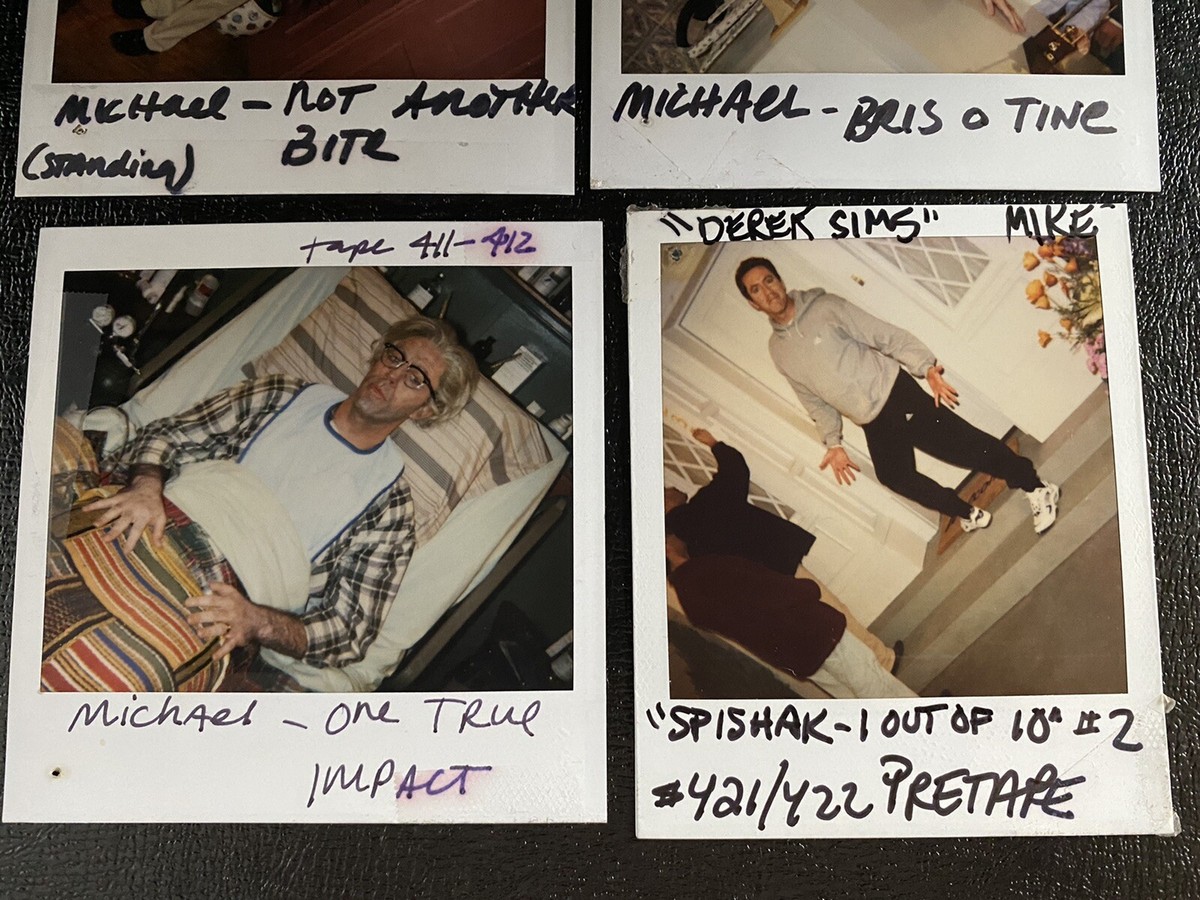 Michael McDonald Lot Of MADtv Continuity Polaroid Original