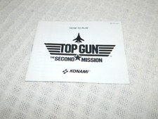 Nintendo NES Top Gun Second Mission Instruction Manual ONLY