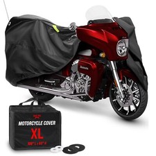 Motorcycle Cover Waterproof Outdoor Durable All Season Touring Bike XL