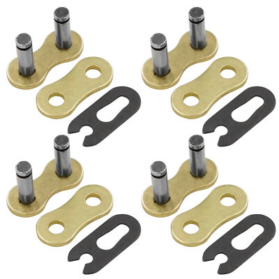 #ad #ad Caltric 520 Chain Master Link For Motorcycle Bike ATV Connecting Link Gold $10.00